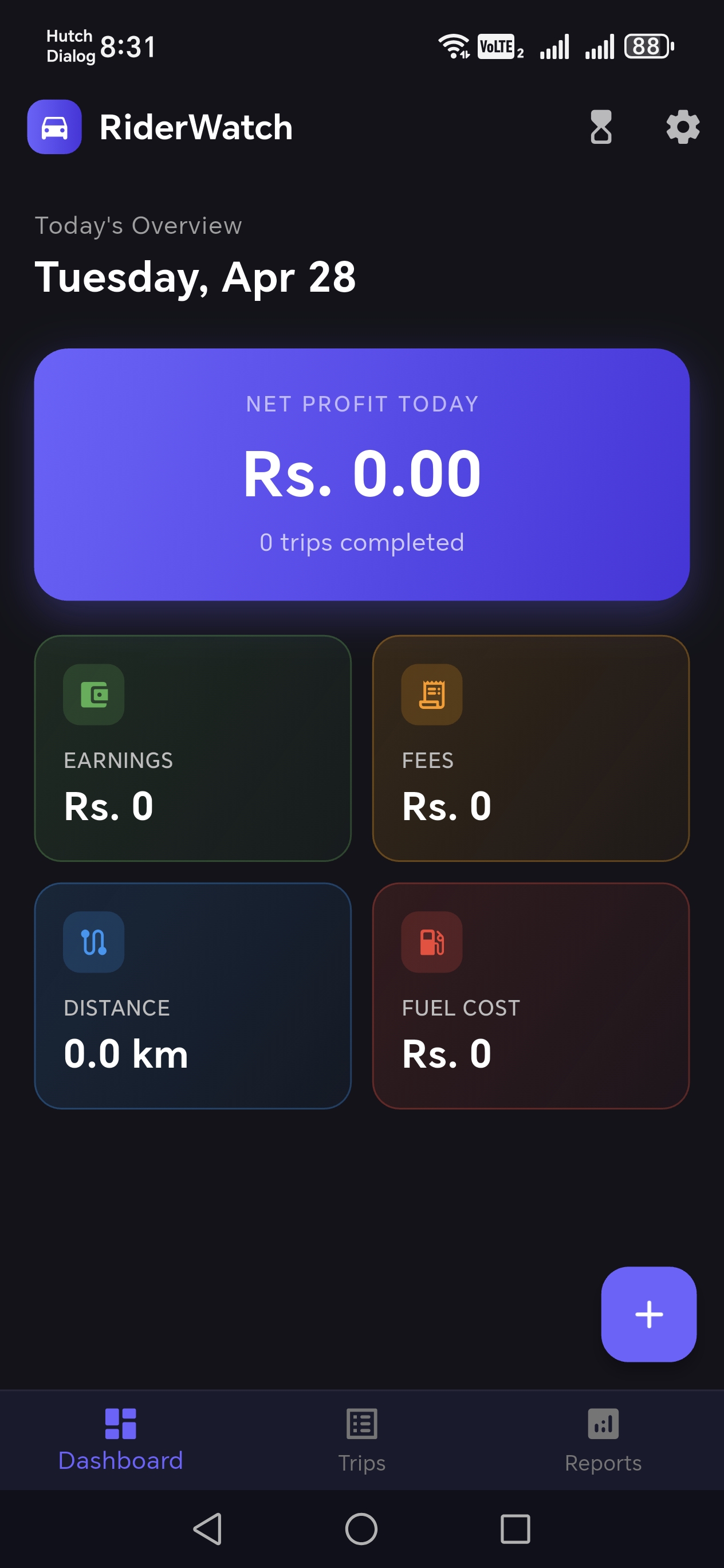 RiderWatch - Riders Net Profit Watch App screenshot 1